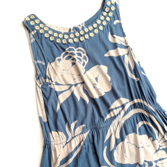 Anthropologie Ric Rac Button Embellished Top - Picture 3 of 8